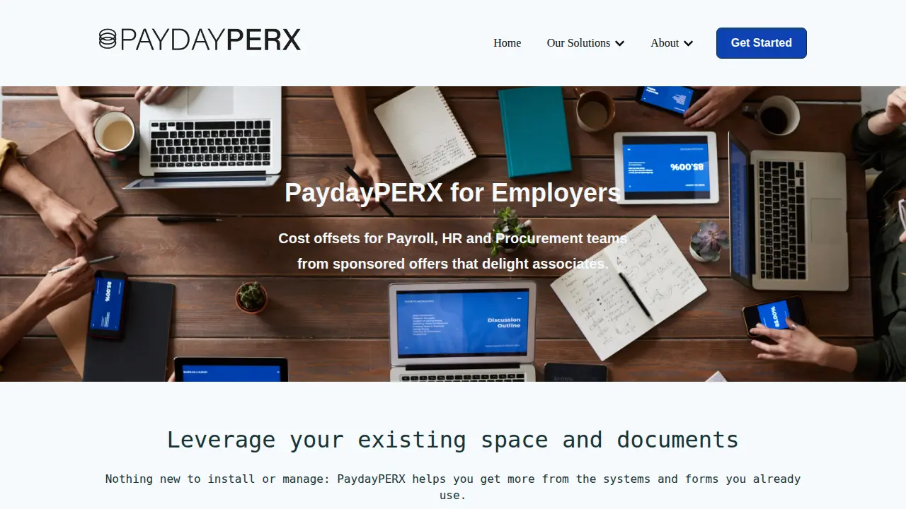PaydayPERX page
