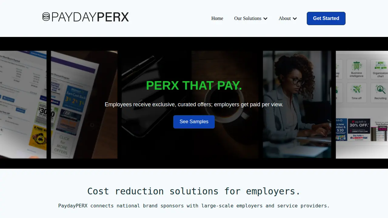 PaydayPERX website