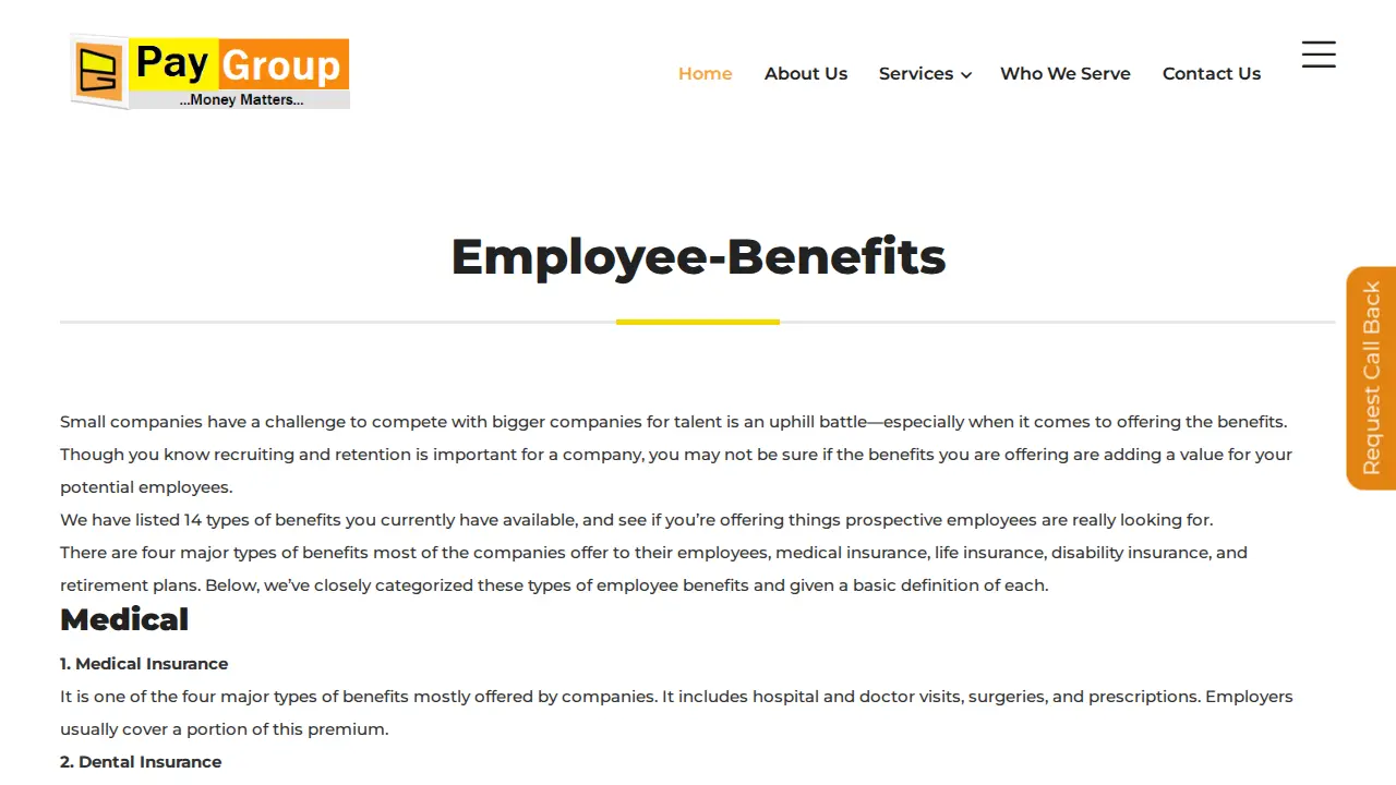PayGroup Service LLC page