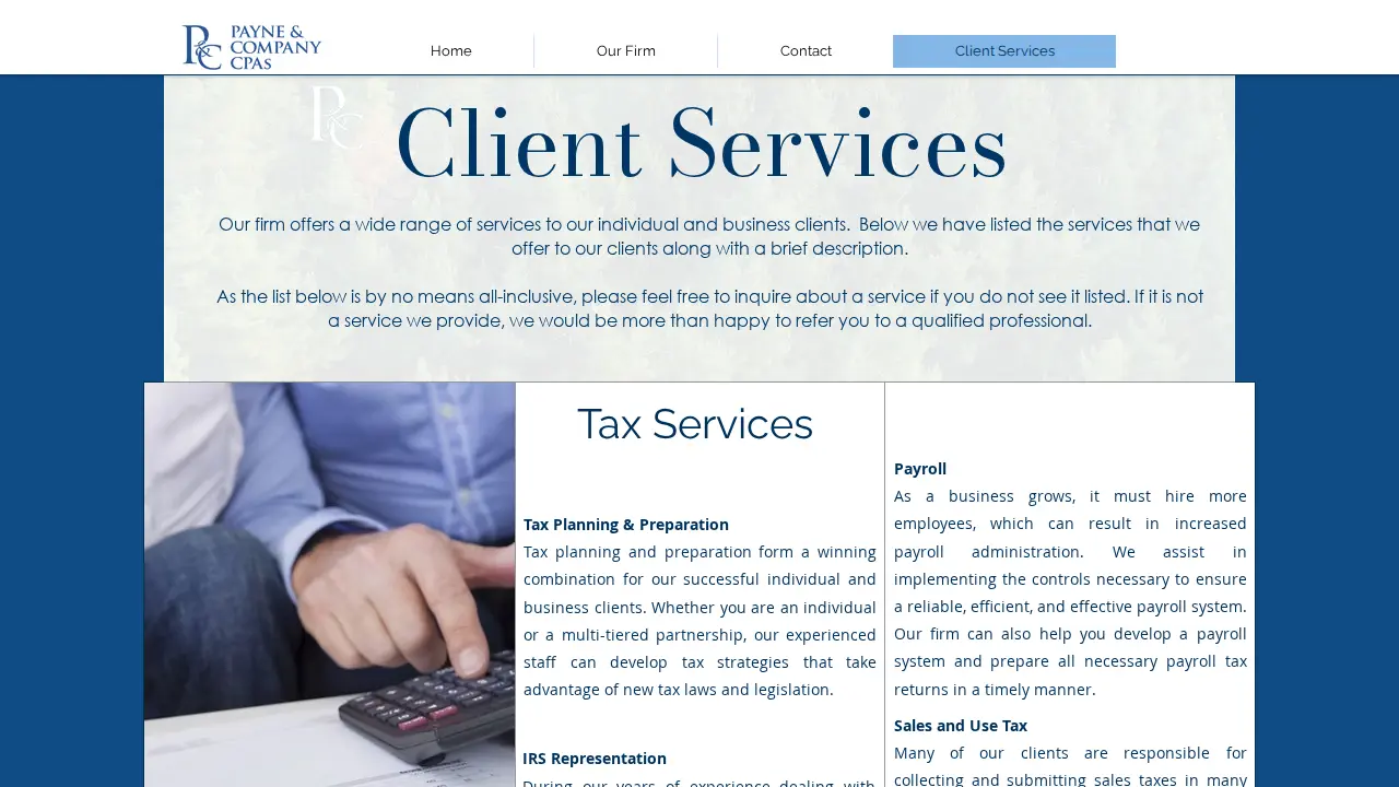 Payne & Company CPAs, LLC page
