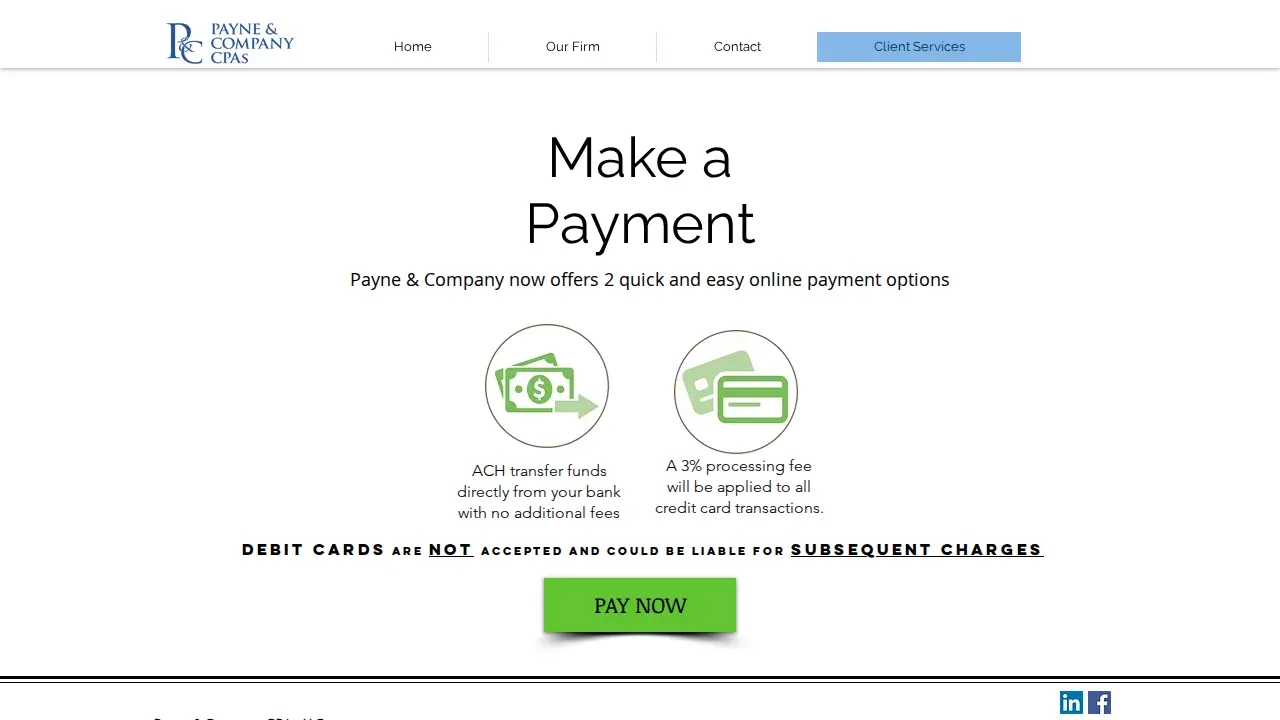 Payne & Company CPAs, LLC page