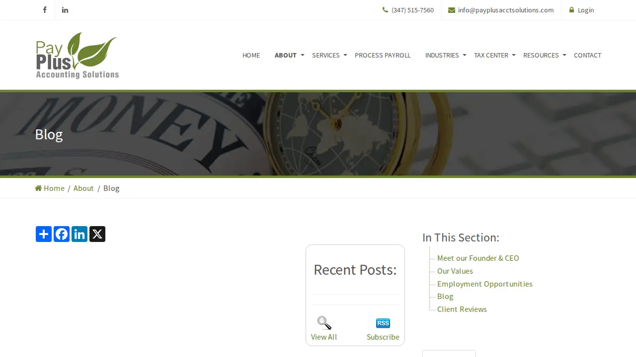 Pay Plus Accounting Solutions LLC page