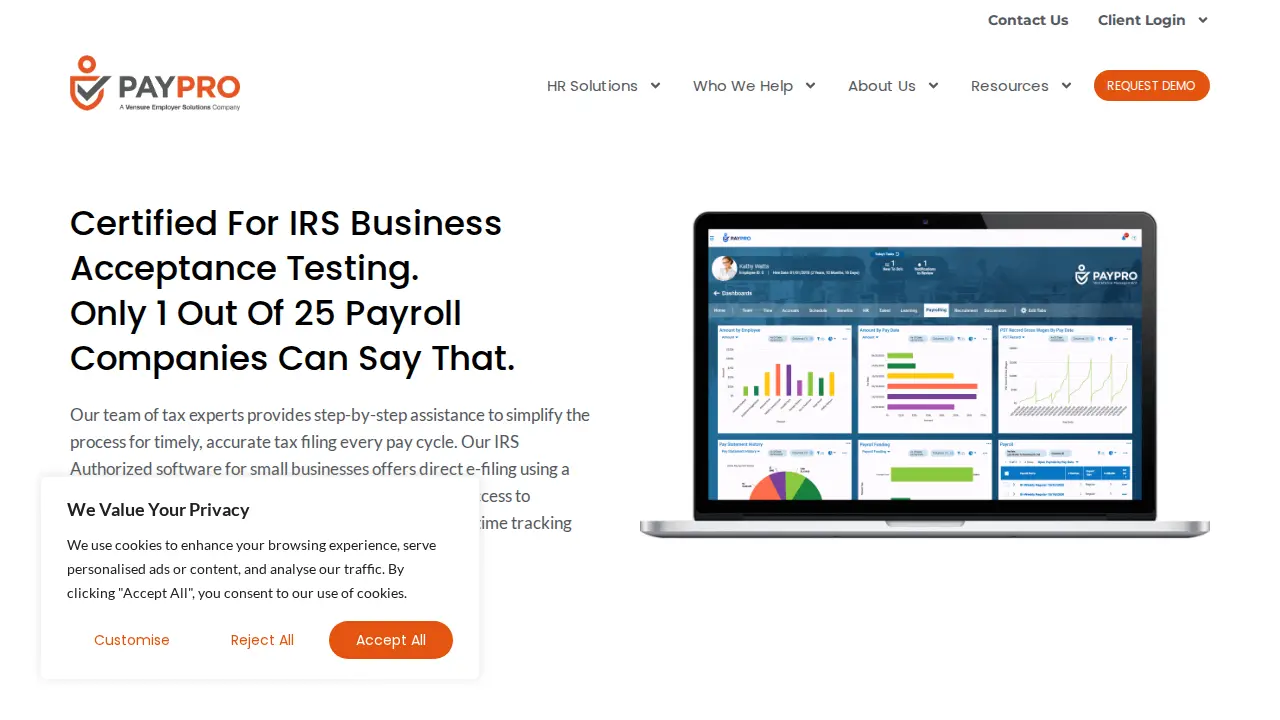 Paypro Corporation page