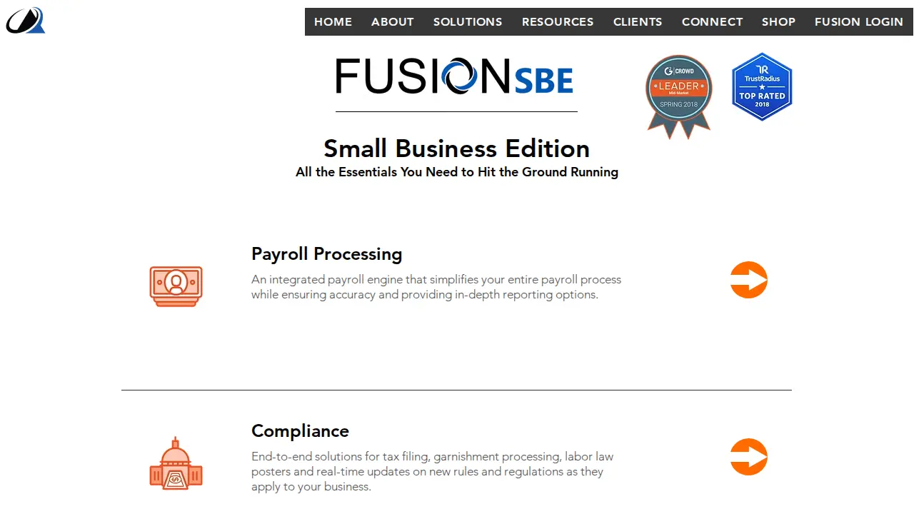 Payroll Dynamics page