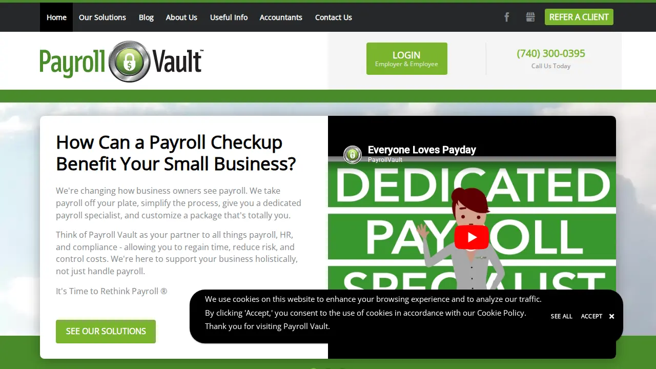 Payroll Vault Carroll, Ohio