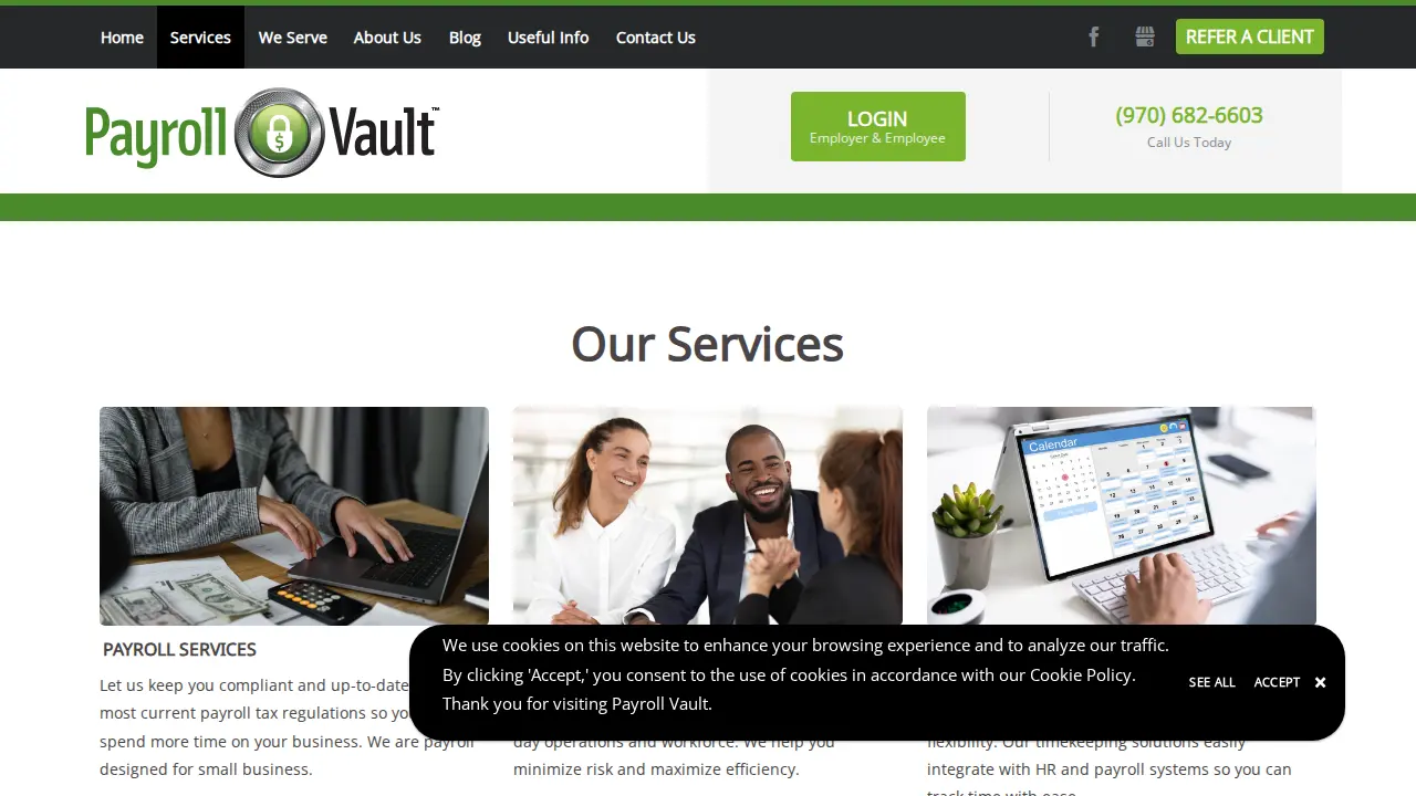 Payroll Vault Fort Collins/Loveland, Colorado page