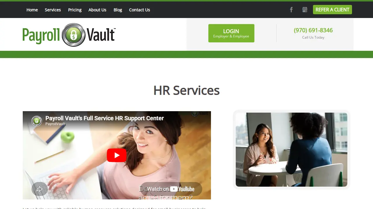 Payroll Vault Boulder, Colorado page