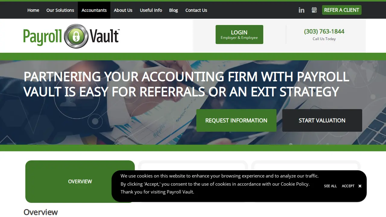 Payroll Vault Castle Rock, Colorado page
