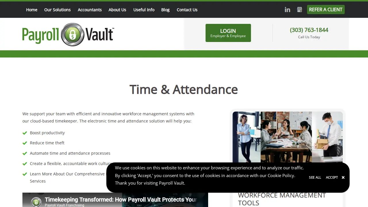 Payroll Vault Castle Rock, Colorado page