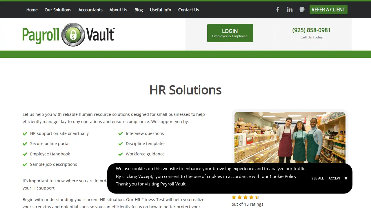 Payroll Vault Keller, TX page