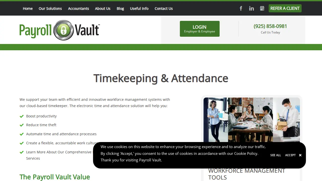 Payroll Vault Keller, TX page