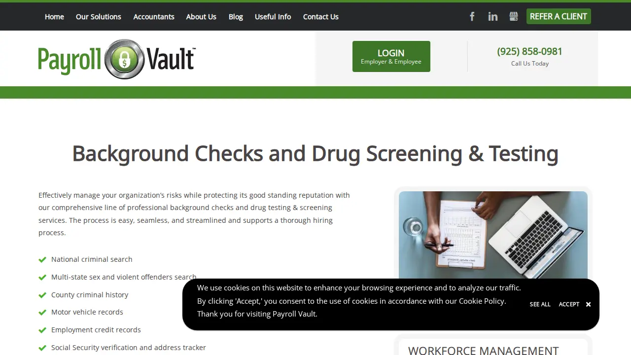 Payroll Vault Keller, TX page