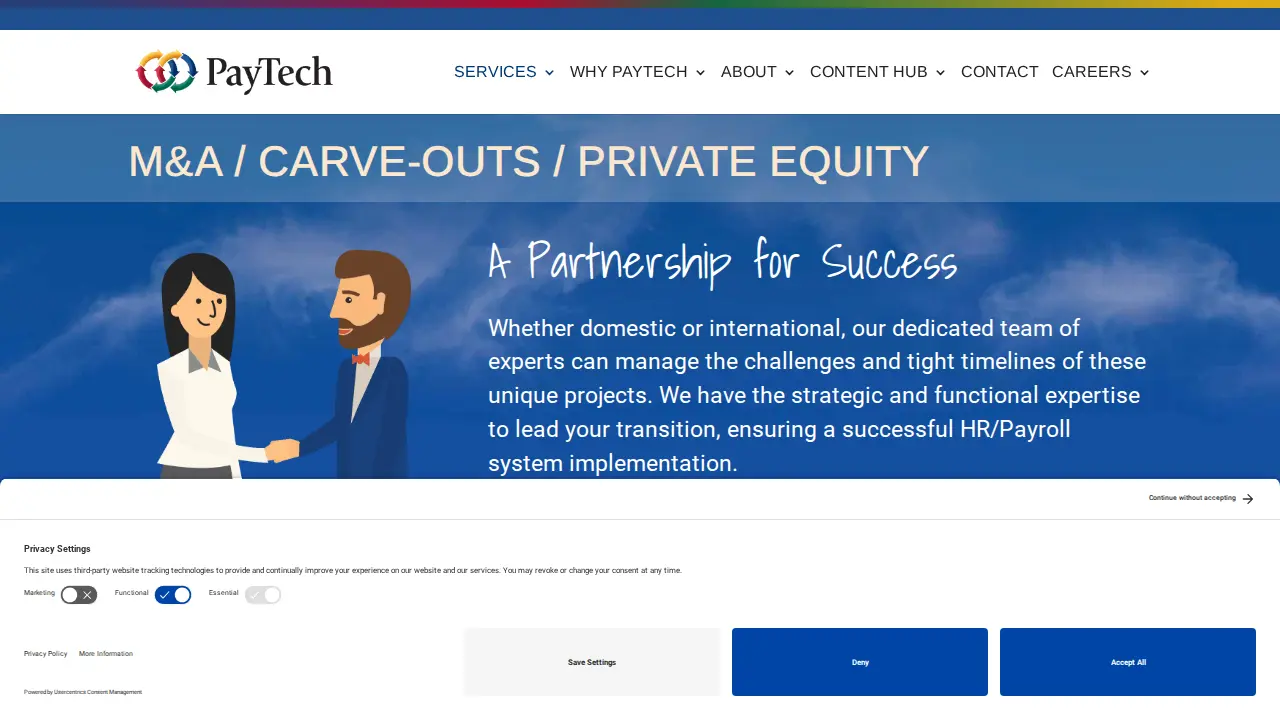 PayTech page