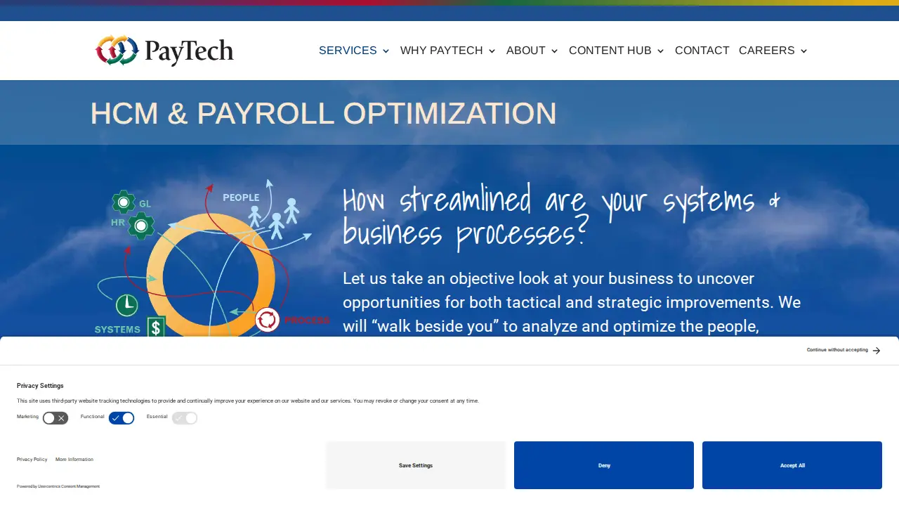 PayTech page