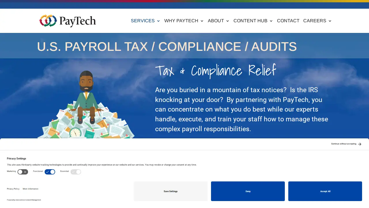 PayTech page