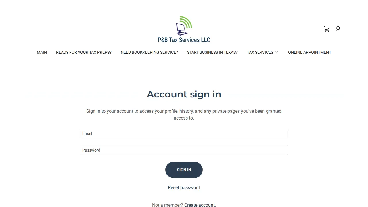 P&B Tax Services LLC page