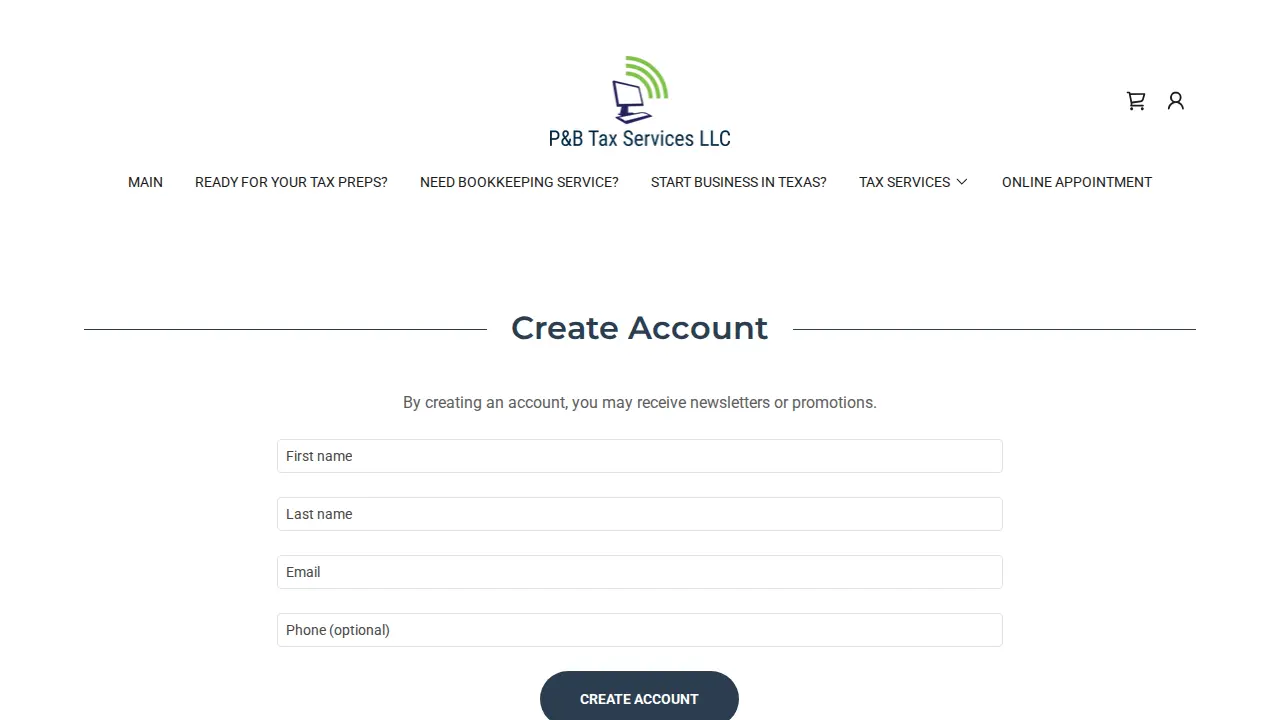 P&B Tax Services LLC page