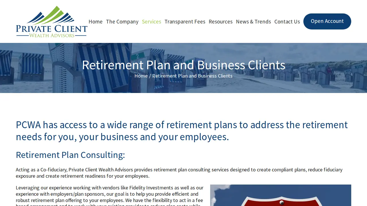 Private Client Wealth Advisors, LLC page