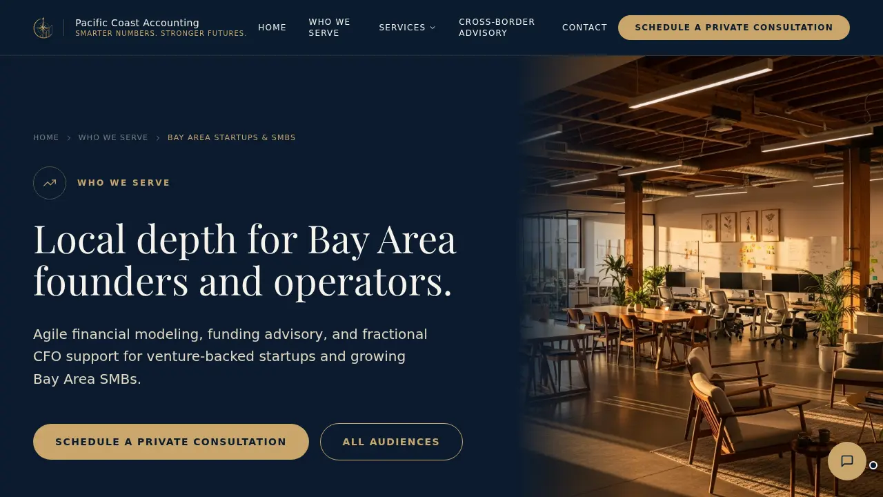 Pacific Coast Accounting page