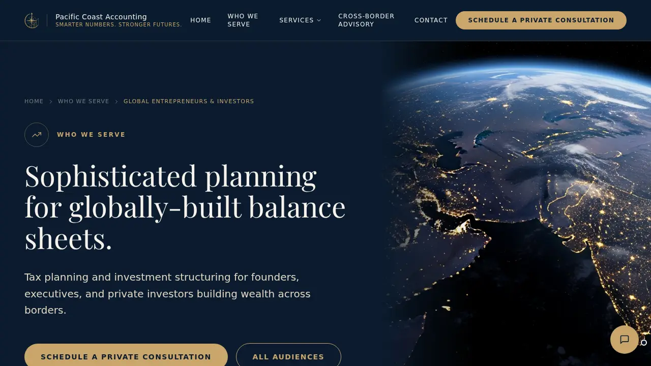 Pacific Coast Accounting page