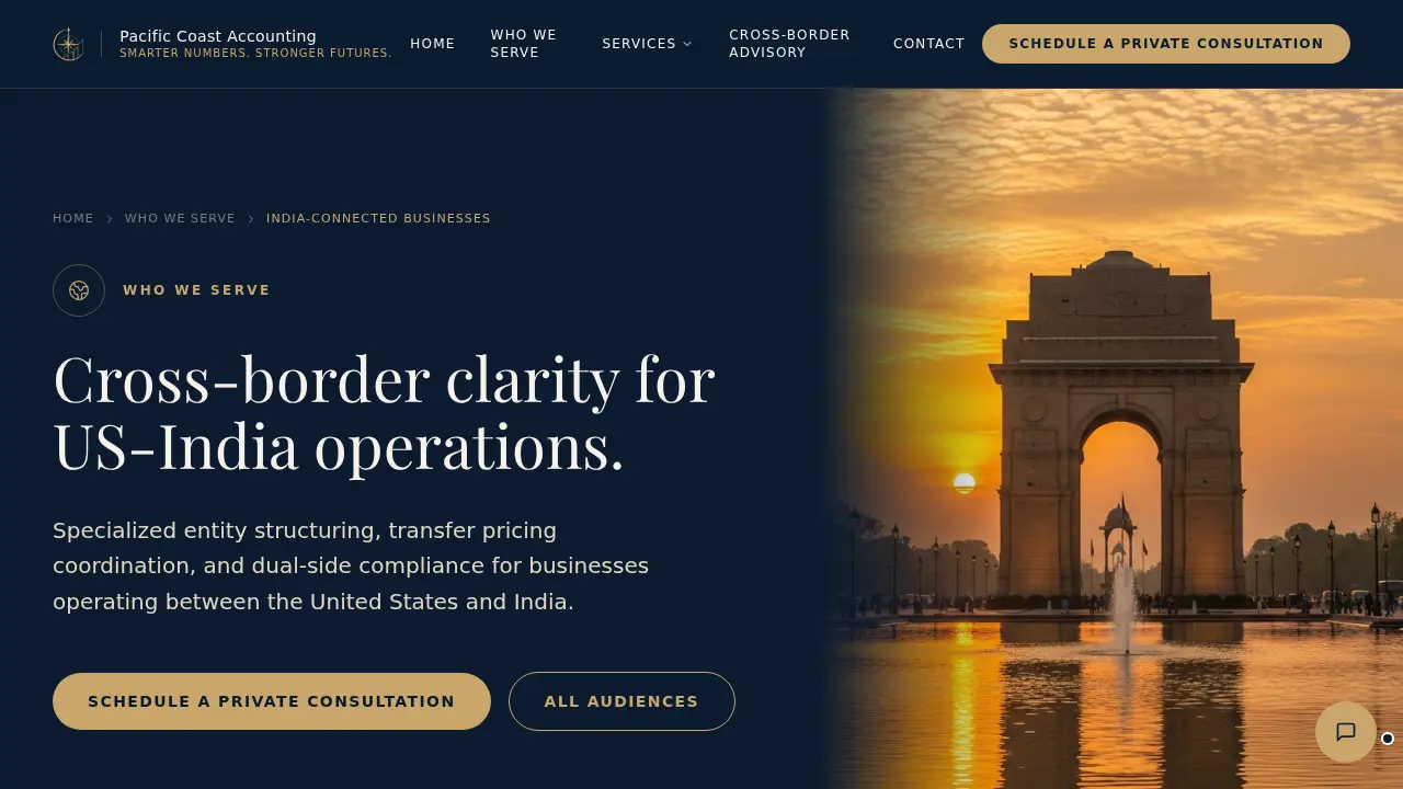 Pacific Coast Accounting page