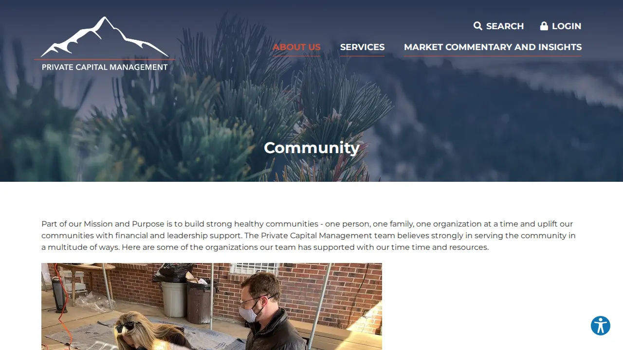 Private Capital Management page