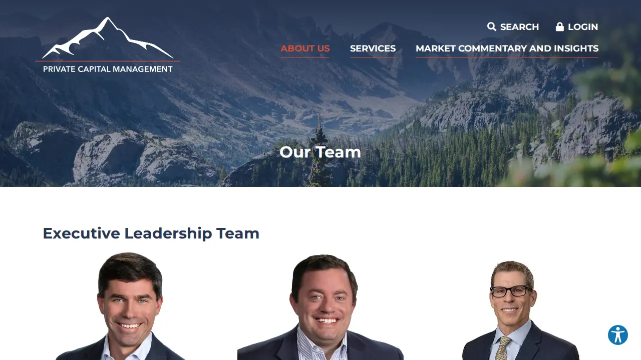 Private Capital Management page