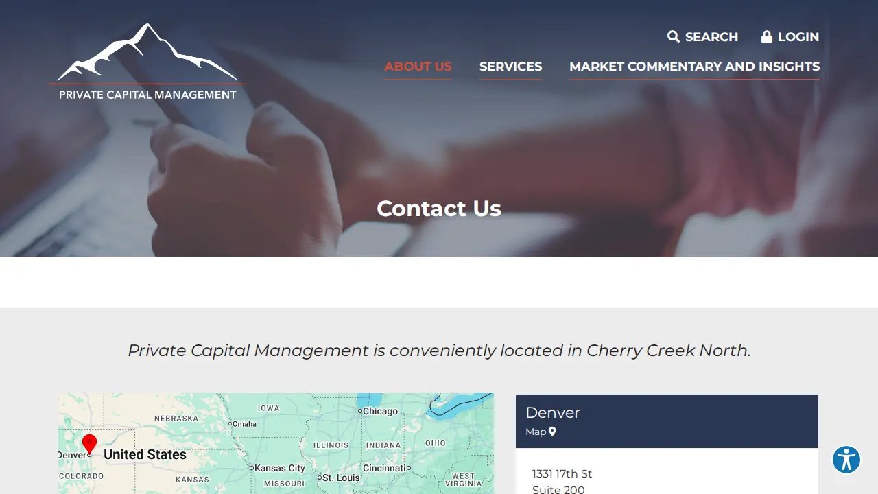 Private Capital Management page