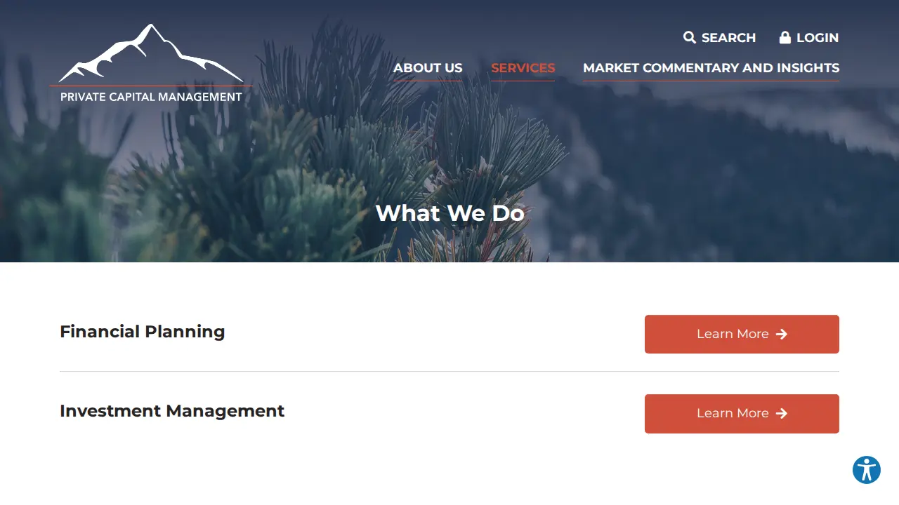 Private Capital Management page