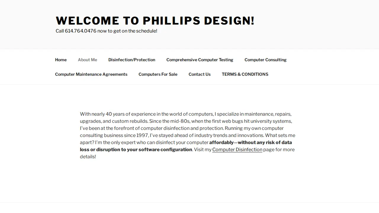 Phillips Design page
