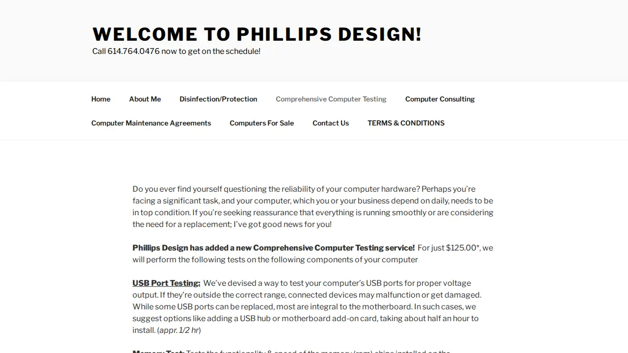 Phillips Design page