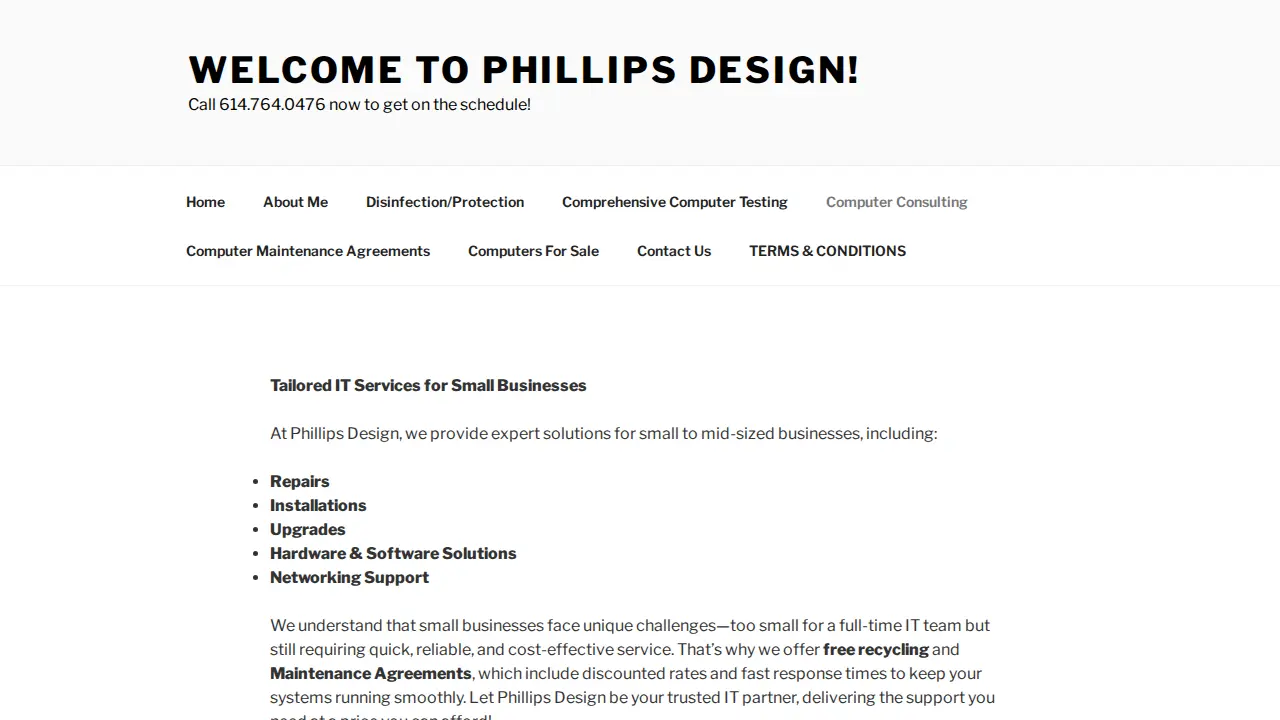 Phillips Design page