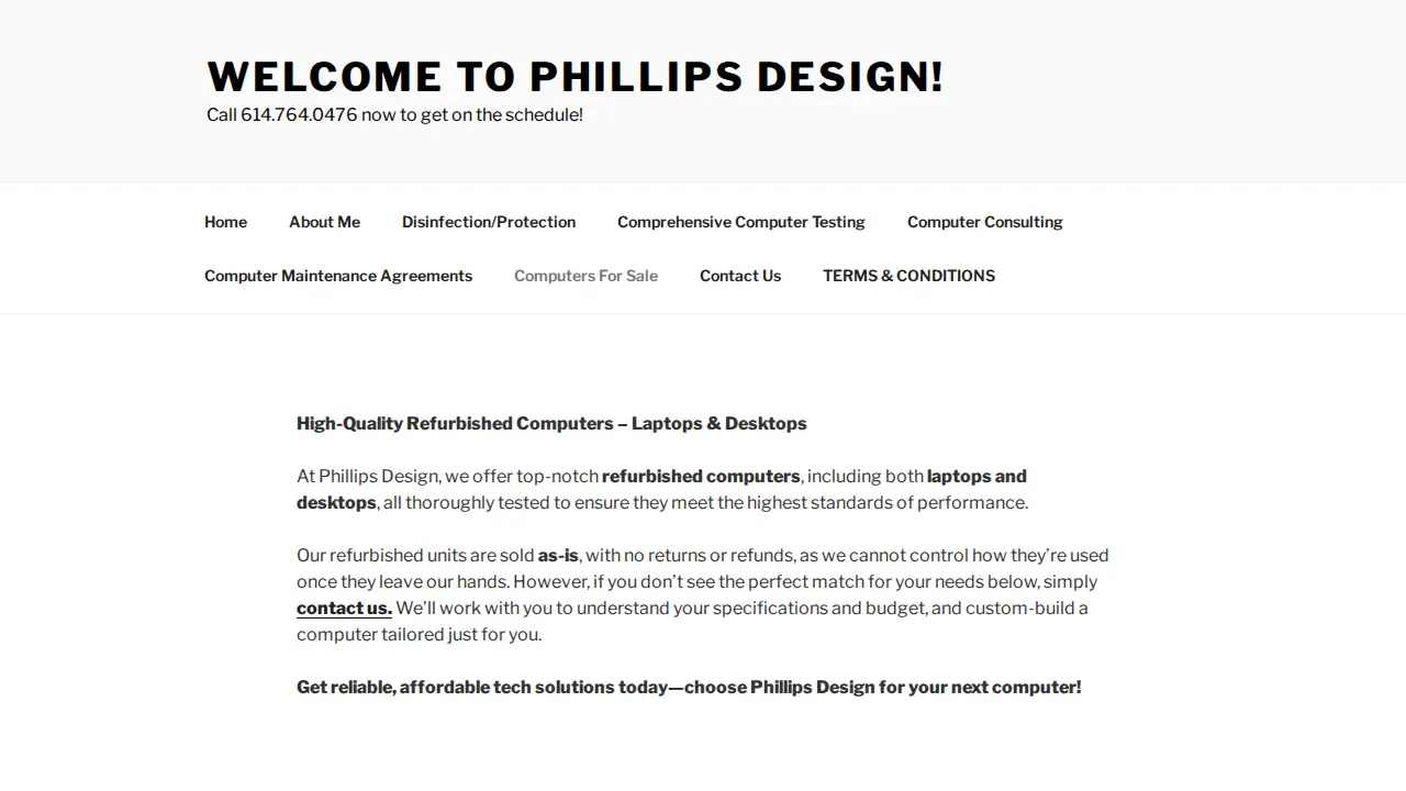 Phillips Design page