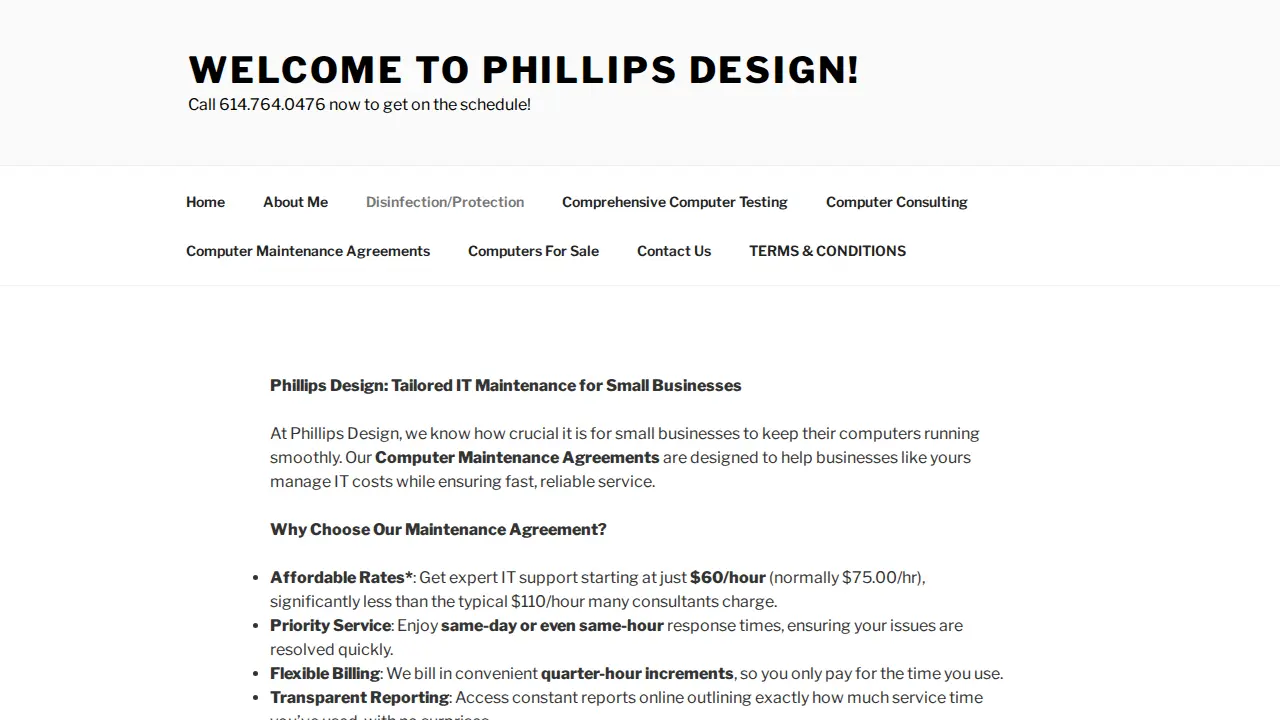 Phillips Design page