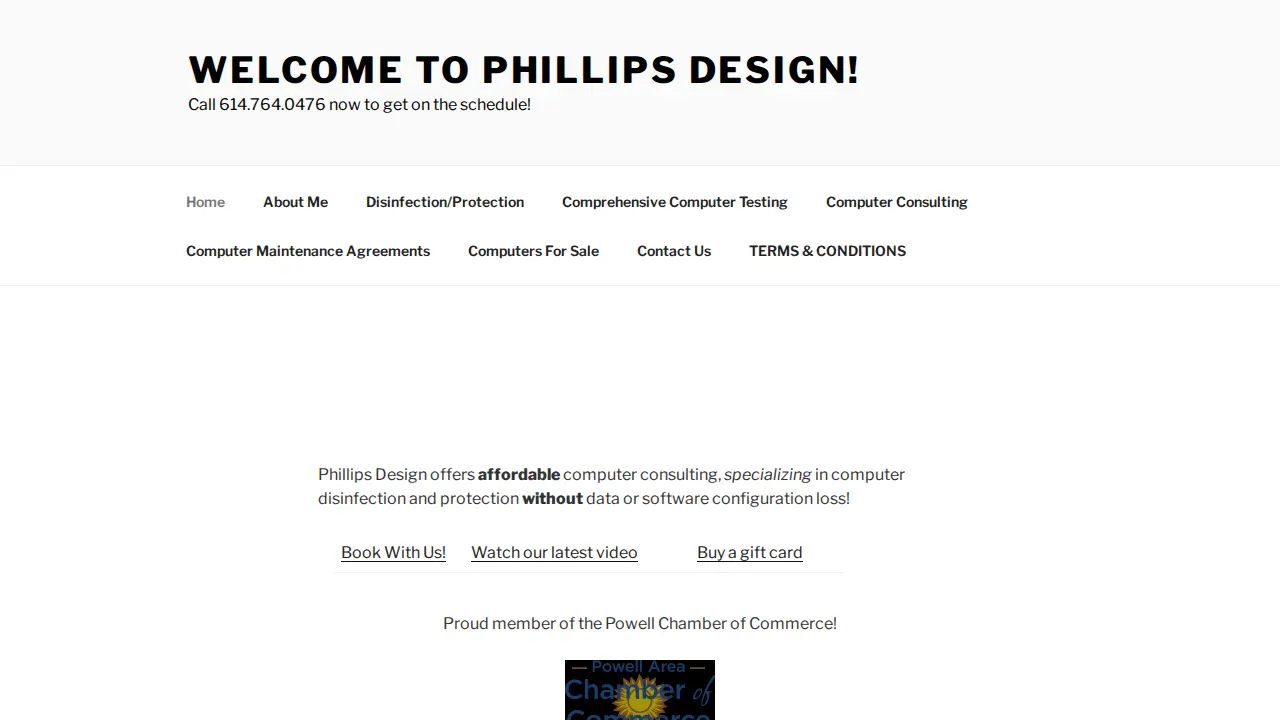 Phillips Design website