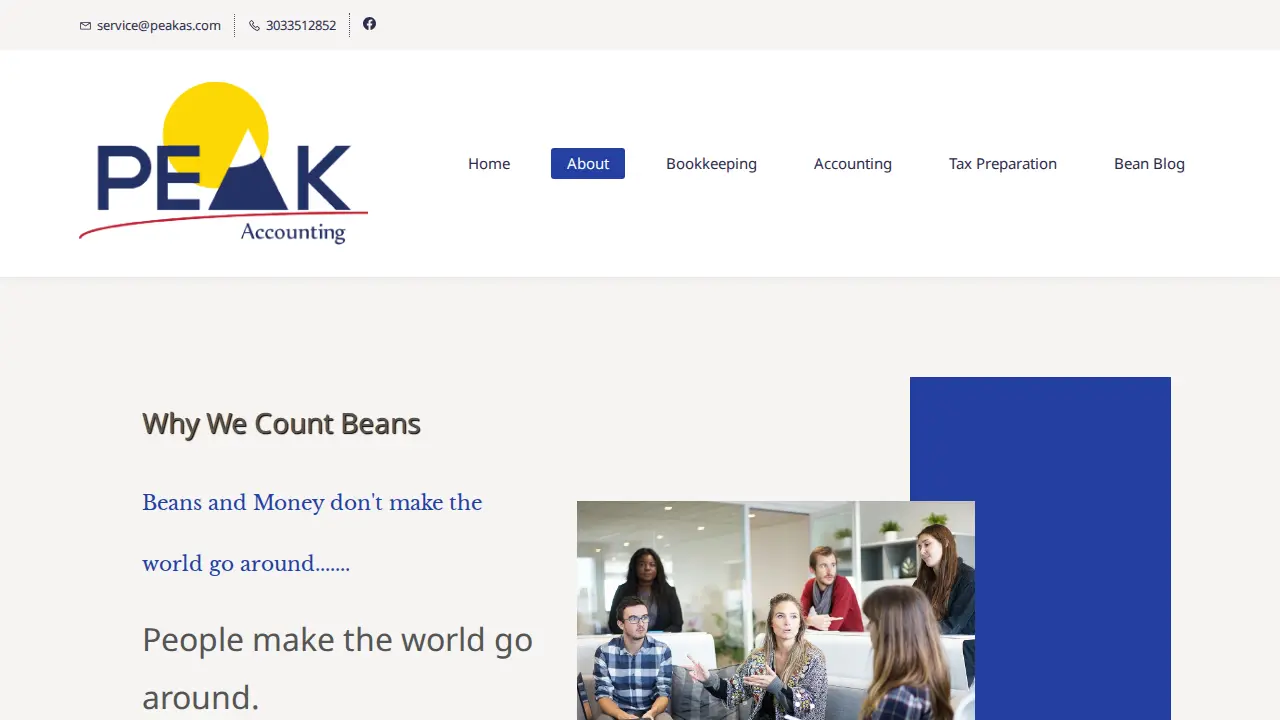 Peak Accounting Service LLC page