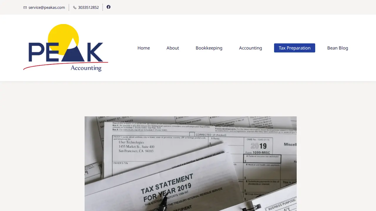 Peak Accounting Service LLC page