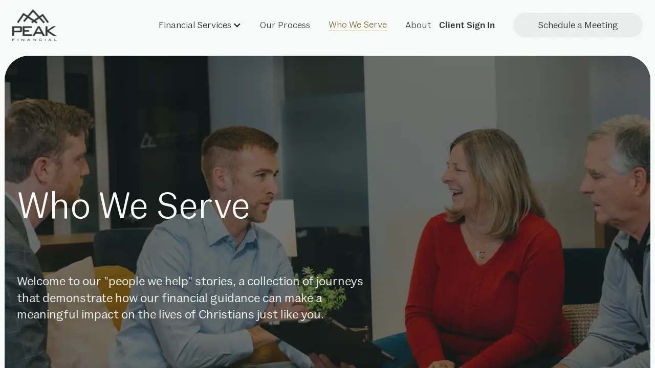 Peak Financial Management - Christian Financial Advisors page