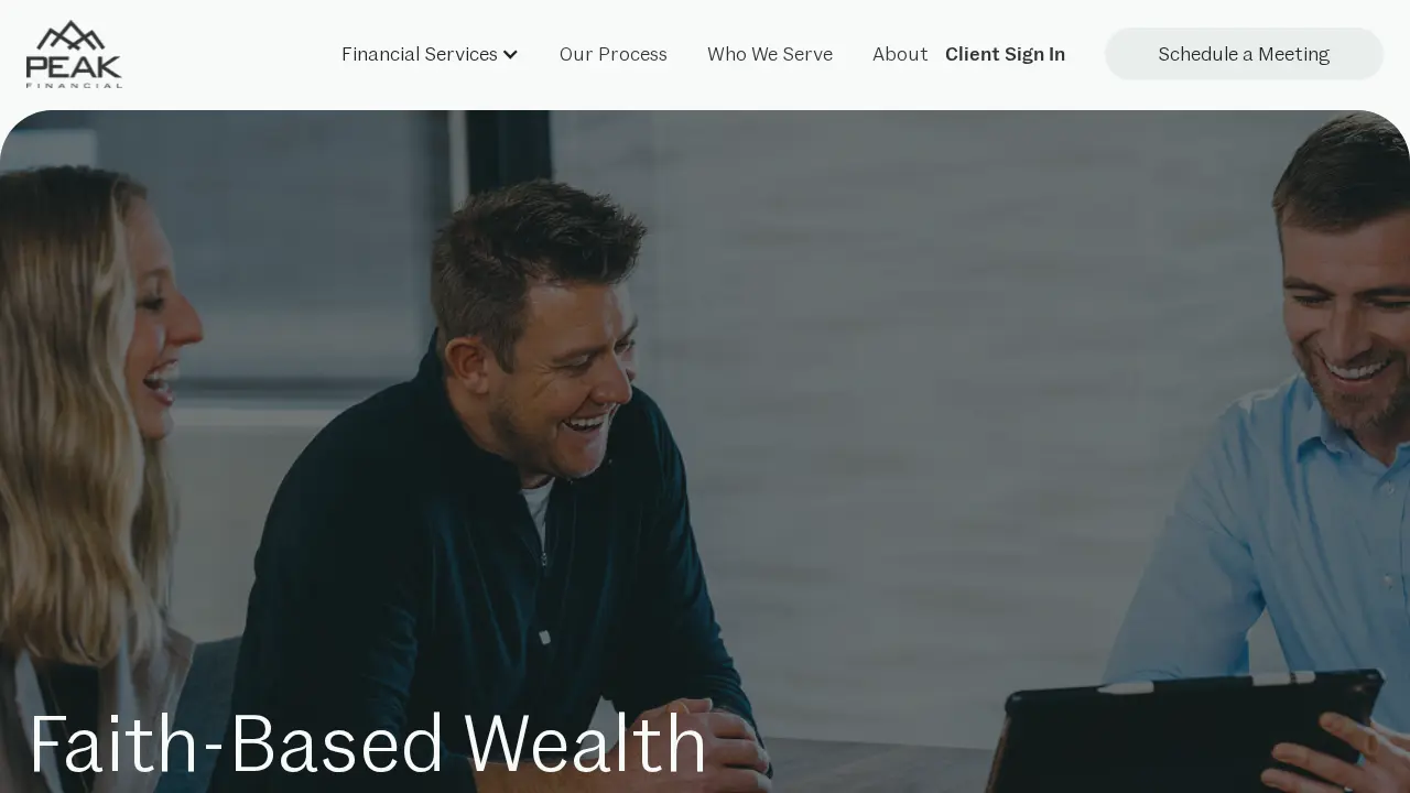 Peak Financial Management - Christian Financial Advisors page