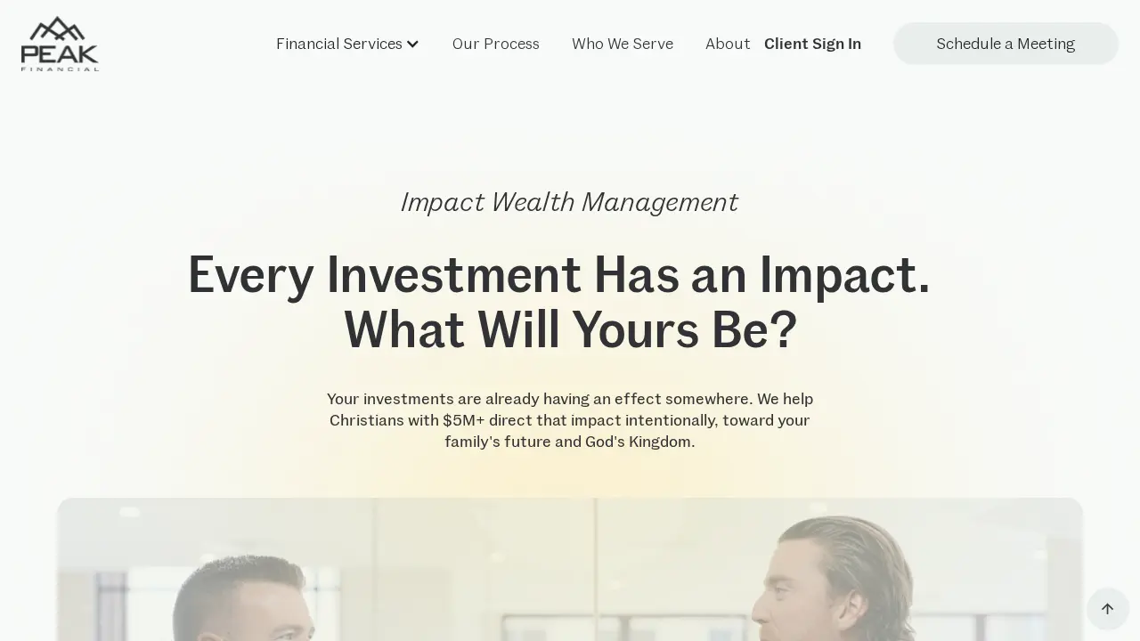 Peak Financial Management - Christian Financial Advisors page