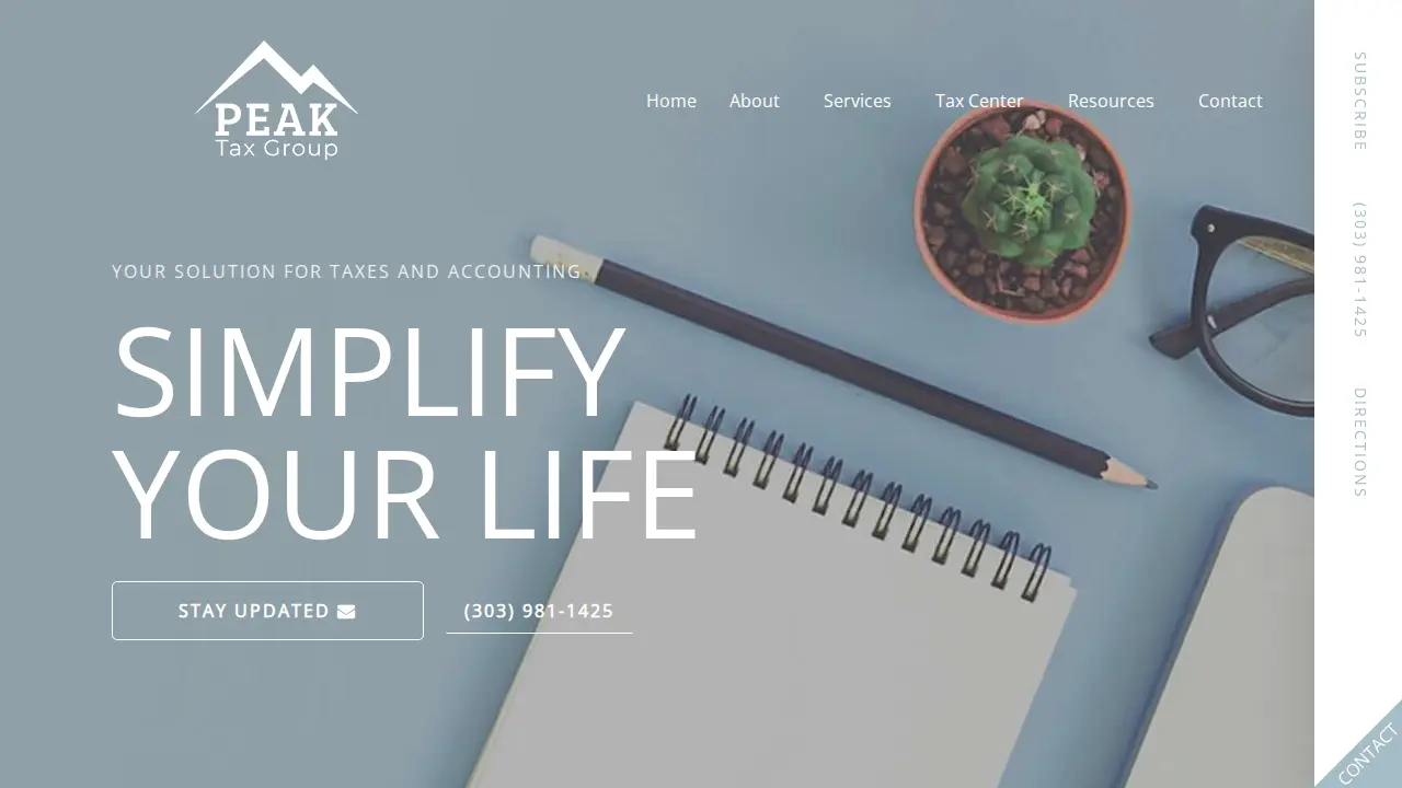 Peak Tax Group LLC page