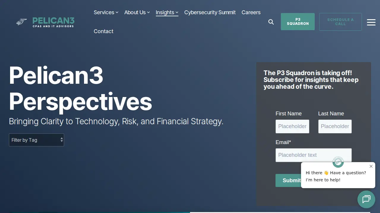 Pelican3 Consulting LLC page