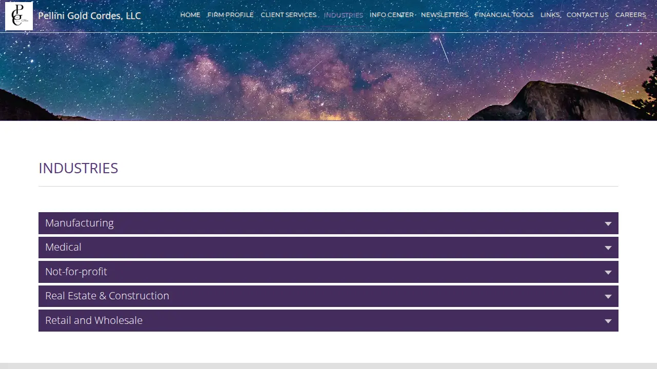 Pellini Gold & Associates page