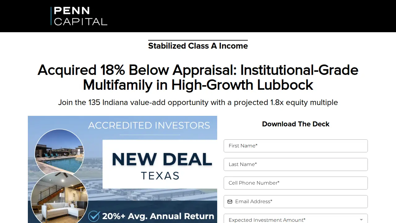 Penn Capital page