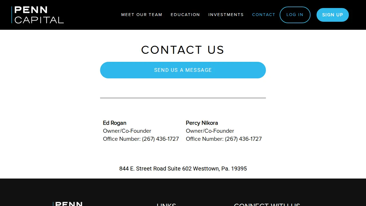 Penn Capital page