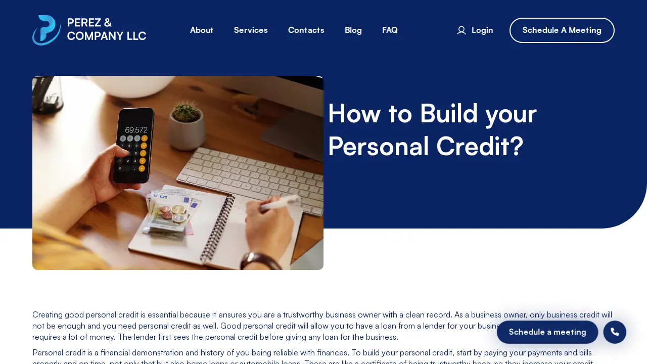 Perez & Company LLC page