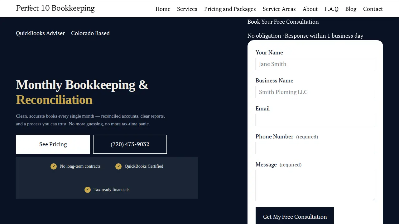 Perfect 10 Bookkeeping
