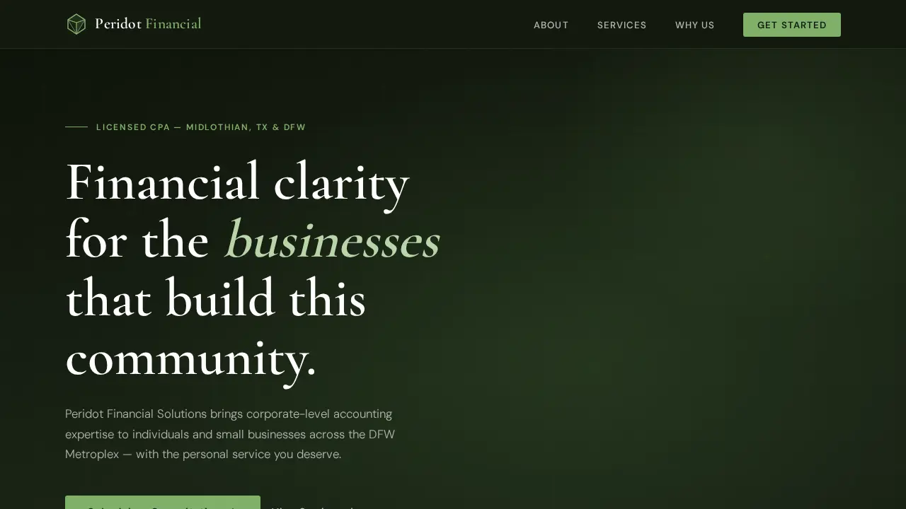 Peridot Financial Solutions LLC