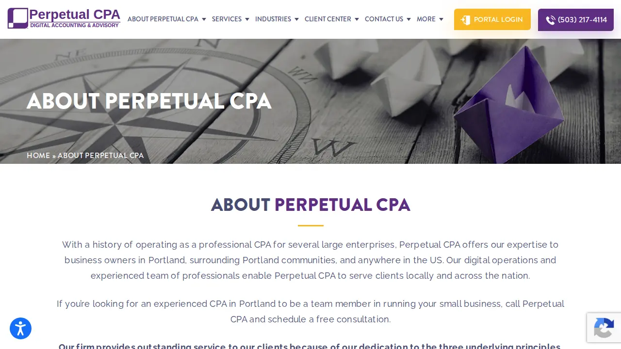 Perpetual CPA page
