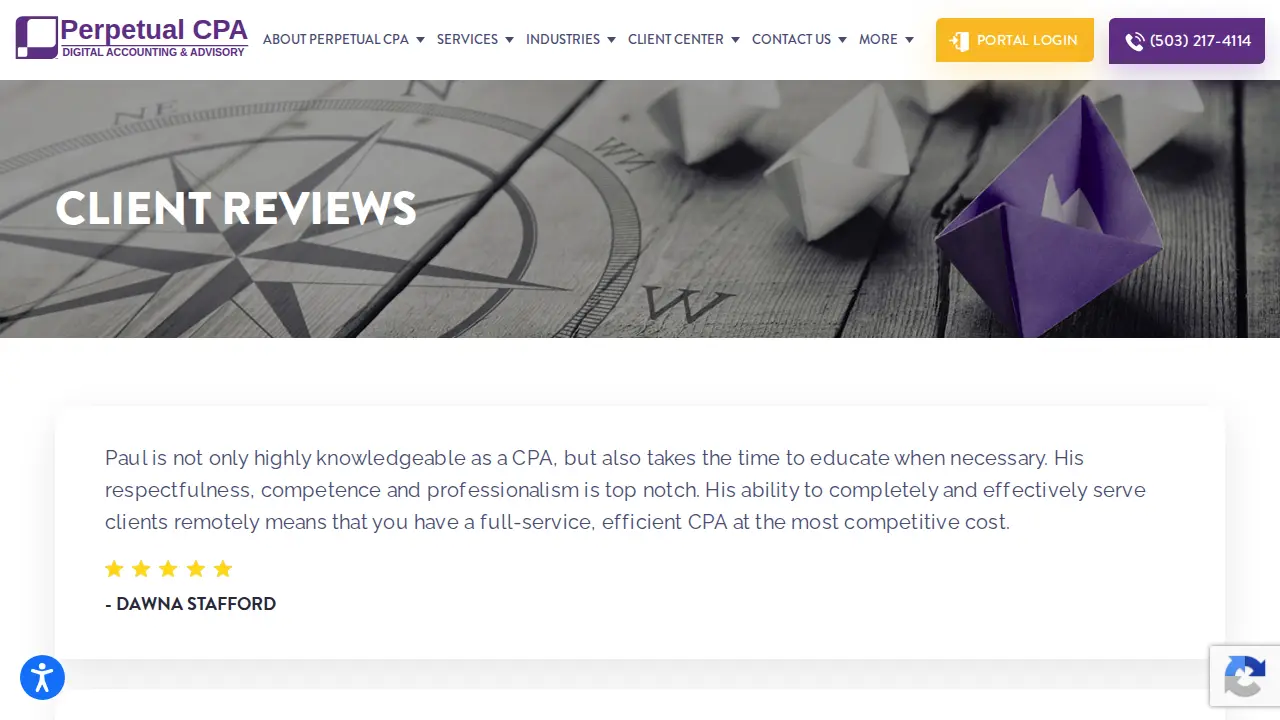 Perpetual CPA page